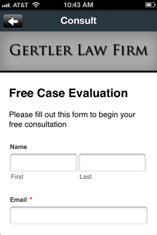 【免費商業App】Gertler Law Firm-APP點子