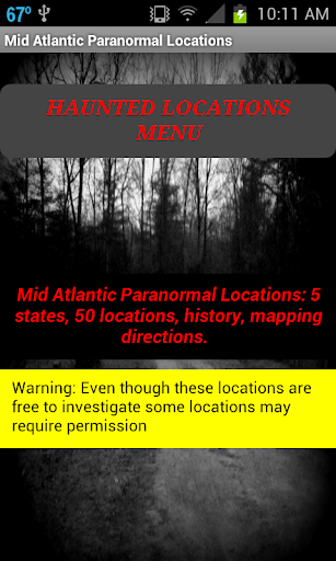 MidAtlanticParanormalLocations