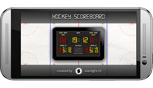 Android application Hockey scoreboard screenshort