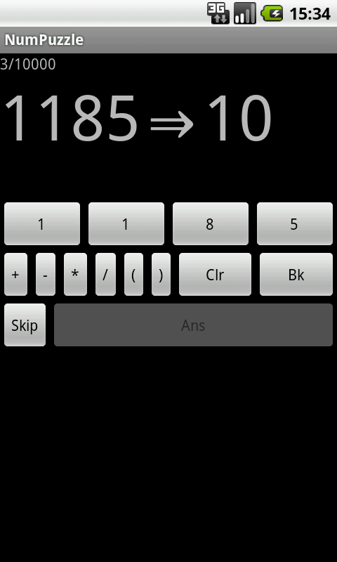 NumPazzle Screen 3