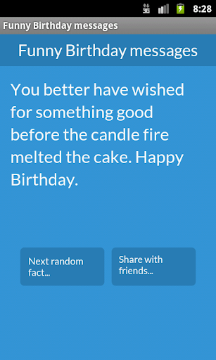 Funny Birthday messages