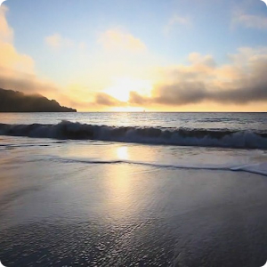 Ocean Waves at Sunset Live HD 7.0