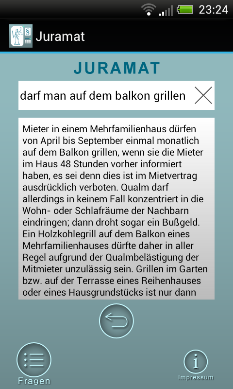 Juramat Rechtsratgeber Anwalt Screen 3