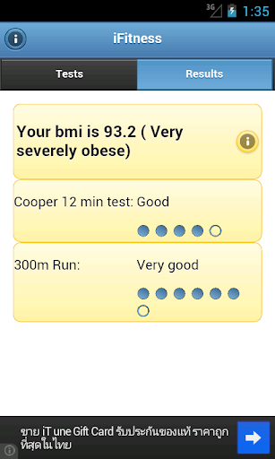 FitTest - Fitness tests