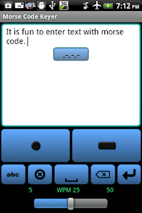 Morse Code Keyer screenshot