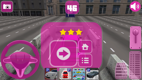 Android application Girl Car Parking 3D screenshort