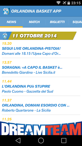 Orlandina Basket App