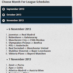 Soccer League Match Fixtures Screenshots 4