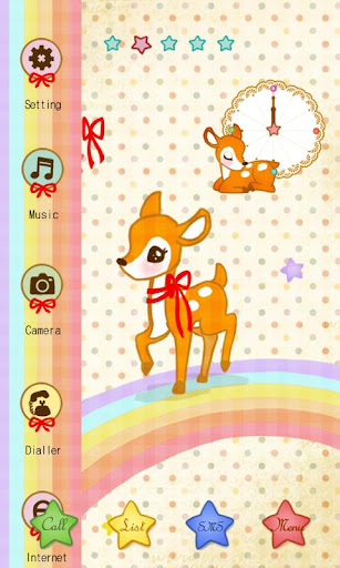 【免費娛樂App】CUKI Theme Vintage Deer-APP點子