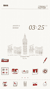 Hi London dodol launcher theme