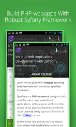 Develop Web App in Symfony poster 1