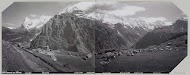 Panorama van Mürren met de Jungfrau, Mönch en de Eiger