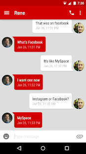 Free Download EvolveSMS Theme Red Material APK