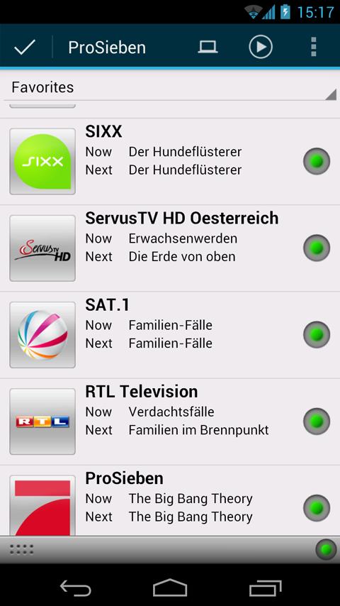 aMPdroid Pro Screen 2