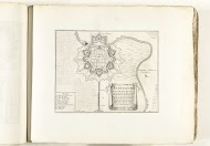 Plattegrond van Saarlouis, ca. 1702