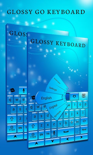 Glossy GO Keyboard Theme