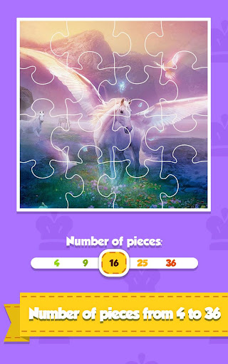 【免費教育App】Rainbow Unicorn: Jigsaw Puzzle-APP點子