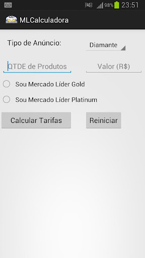 【免費生產應用App】Mercado Livre Calculadora-APP點子