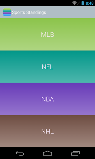 Sports Standings