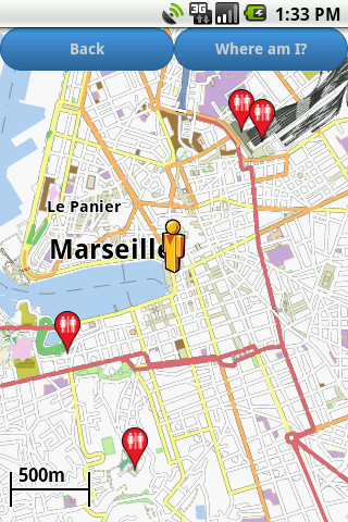 Marseille Amenities Map free
