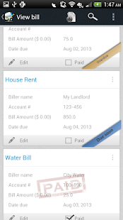 Free Bill Manager (FREE) APK