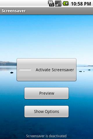 Bildschirmschoner Manager Screen 1