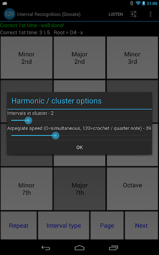 【免費教育App】Interval Recognition (Donate)-APP點子