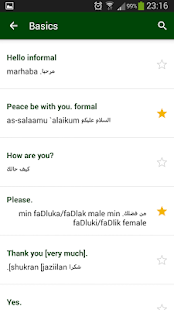 Arabic Phrasebook - náhled