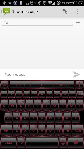 Theme for A.I.type Frame Red א