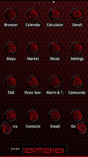 How to install DROID Theme RED Extreme 1.0 mod apk for pc