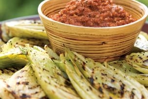 Fennel with Romesco Sauce