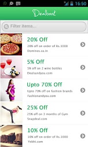Dealbook - Indian Online Deals screenshot 0