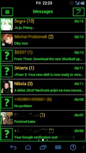 Go SMS Pro NeonPremium  Theme Screenshots 0