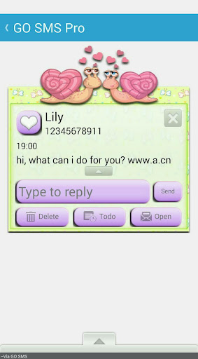 【免費個人化App】LoveBugs2/GO SMS THEME-APP點子