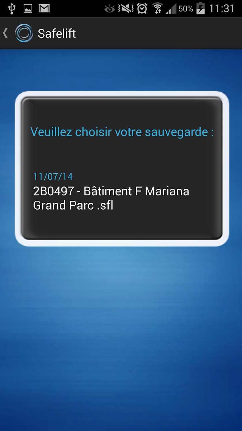 Safelift Screen 2
