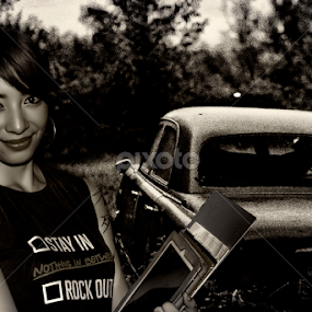 trashers  by Mark Anthony Reinoso - People Portraits of Women