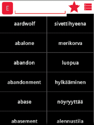 English Finnish Dictionary