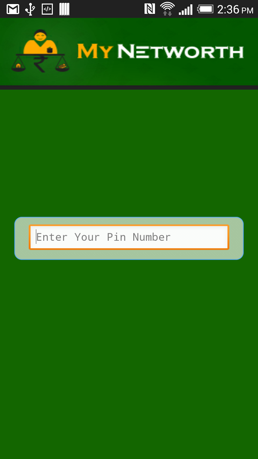 MyNetworth Screen 3