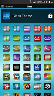 GLASS APEX/NOVA/GO/SMART THEME v7.1 APK