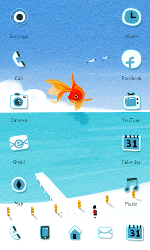 Goldfish icon theme