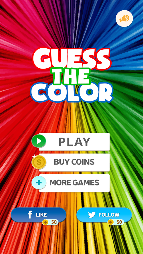 Android application Guess the Color screenshort