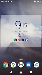 Digital Clock and Weather Widget 2