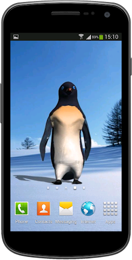 Funny Penguin Live Wallpaper