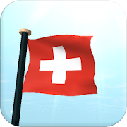 Switzerland Flag 3D Wallpaper