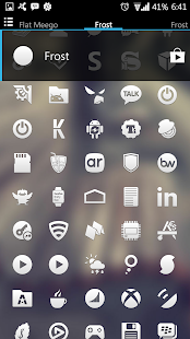 White Frost Go Apex Nova Theme apk cracked download - screenshot thumbnail