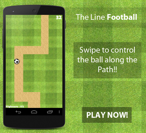 The Line Football Swipe Game