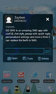 GO SMS Pro Icecream Theme - screenshot thumbnail