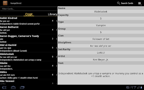 VampiDroid - VTES Cards(圖2)-速報App