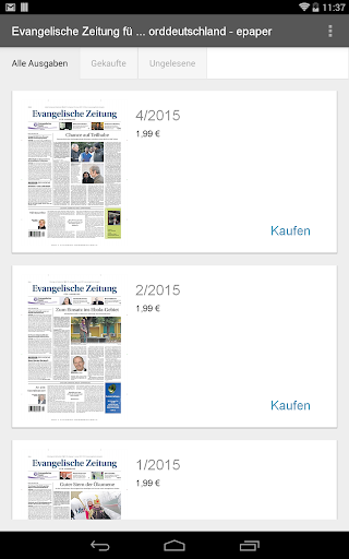 Ev. Zeitung Nord - epaper