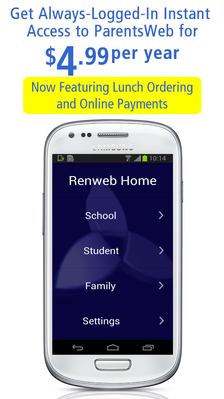 RenWeb Home Screen 1
